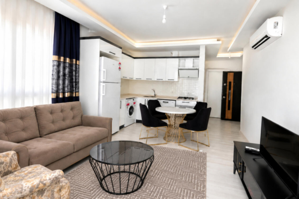 One-Bedroom Pool View Apartment for Rent in Oba Alanya